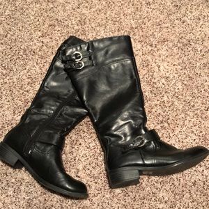 Black Leather Rider Boots🤘🏼